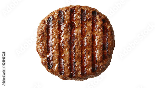 Grilled meat patty