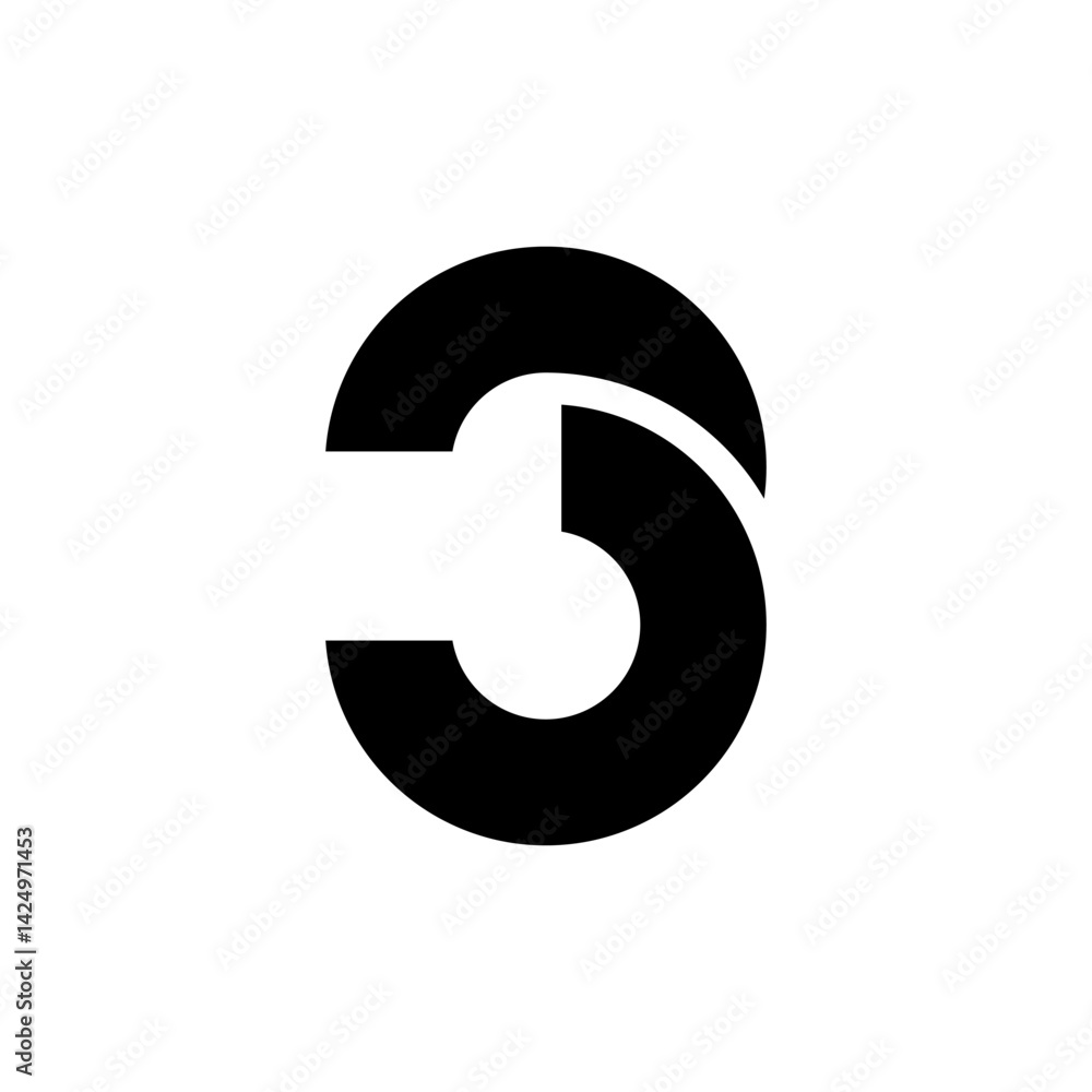 Abstract Number 3 logo Abstract Number 3 logo