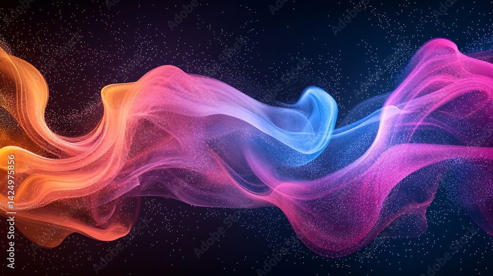 Obraz premium Colored smoke background