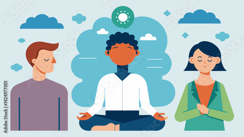 The patient closes their eyes and takes a deep breath as the the begins to guide them through visualizations and affirmations..