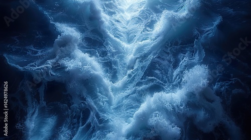 aerial ocean waves , top down ocean view , ocean waves texture , 