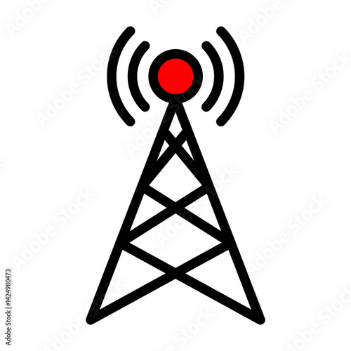 Media Icon Vector Filled Icon Design