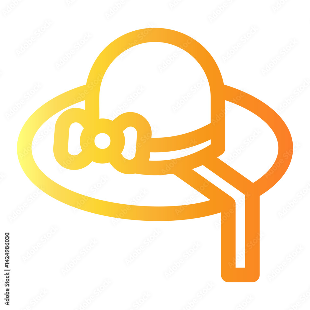 beach Line Gradient Icon beach Line Gradient Icon