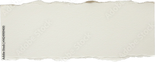 Obraz na płótnie Torn off white paper with rough edges w salonie