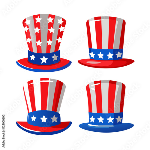 4th july independence hat set