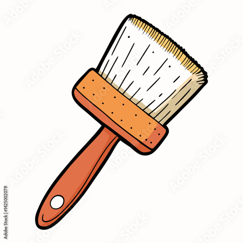 vector illustration of a black and white golf club