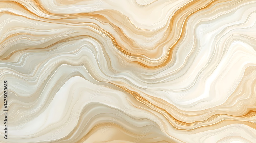 Beige Marble Swirl Texture. Beige Marble Swirl Texture.
