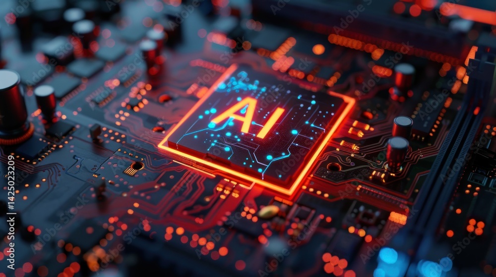 Close-up of a CPU computer screen displaying a 3D Close-up of a CPU computer screen displaying a 3D