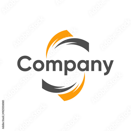 isolated abstract logo, generic circle logo design, editable icon, generic icon for your company, full color
