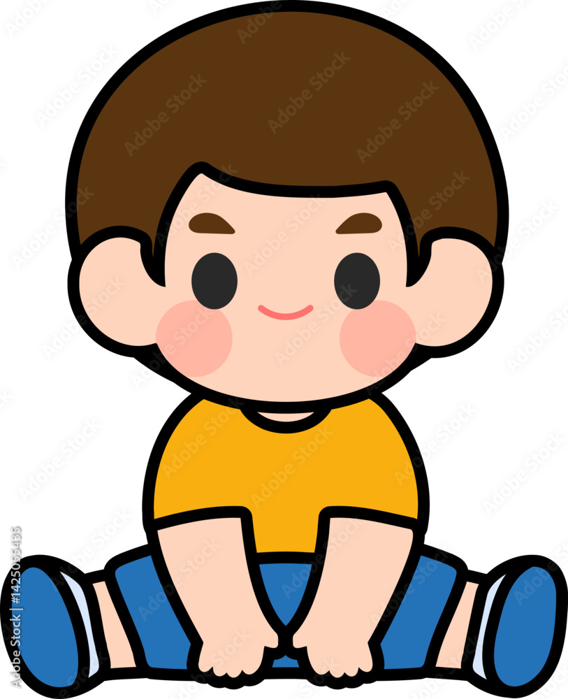 Group of Happy Kids Playing with Toys – Kindergarten Life Scene Group of Happy Kids Playing with Toys – Kindergarten Life Scene