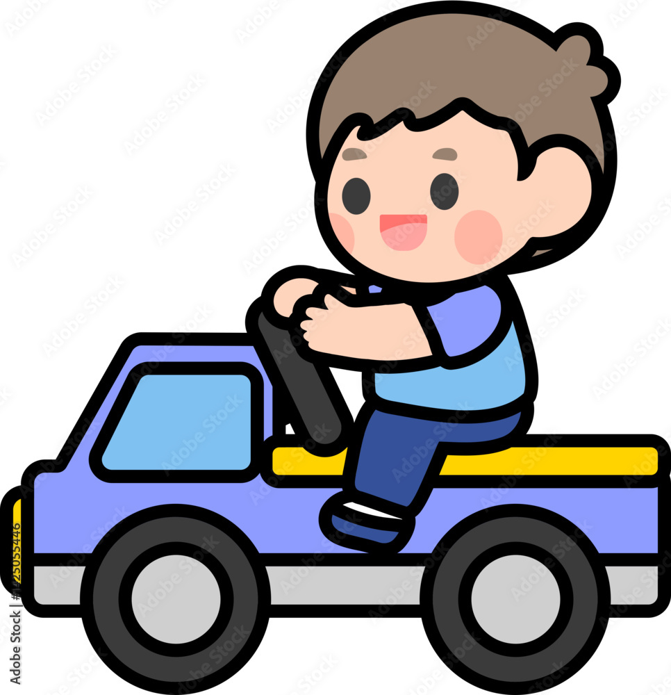 Group of Happy Kids Playing with Toys – Kindergarten Life Scene Group of Happy Kids Playing with Toys – Kindergarten Life Scene