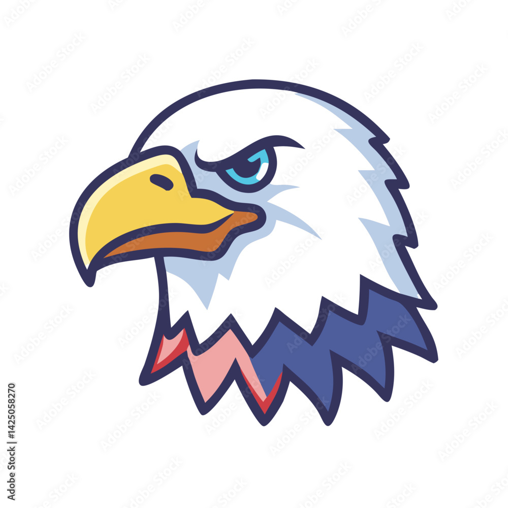 Obraz premium American eagle head