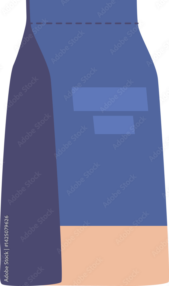 Closed meal package vector illustration Closed meal package vector illustration
