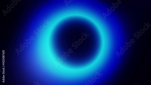 A blue, teal circle abstract background with smooth flowing curves, creating a modern and dynamic visual. Ideal for motion graphics, cinematic, digital art, websites, social media banners, creative