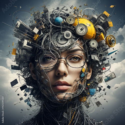 tumultuous and disorganized state of a chaotic mind