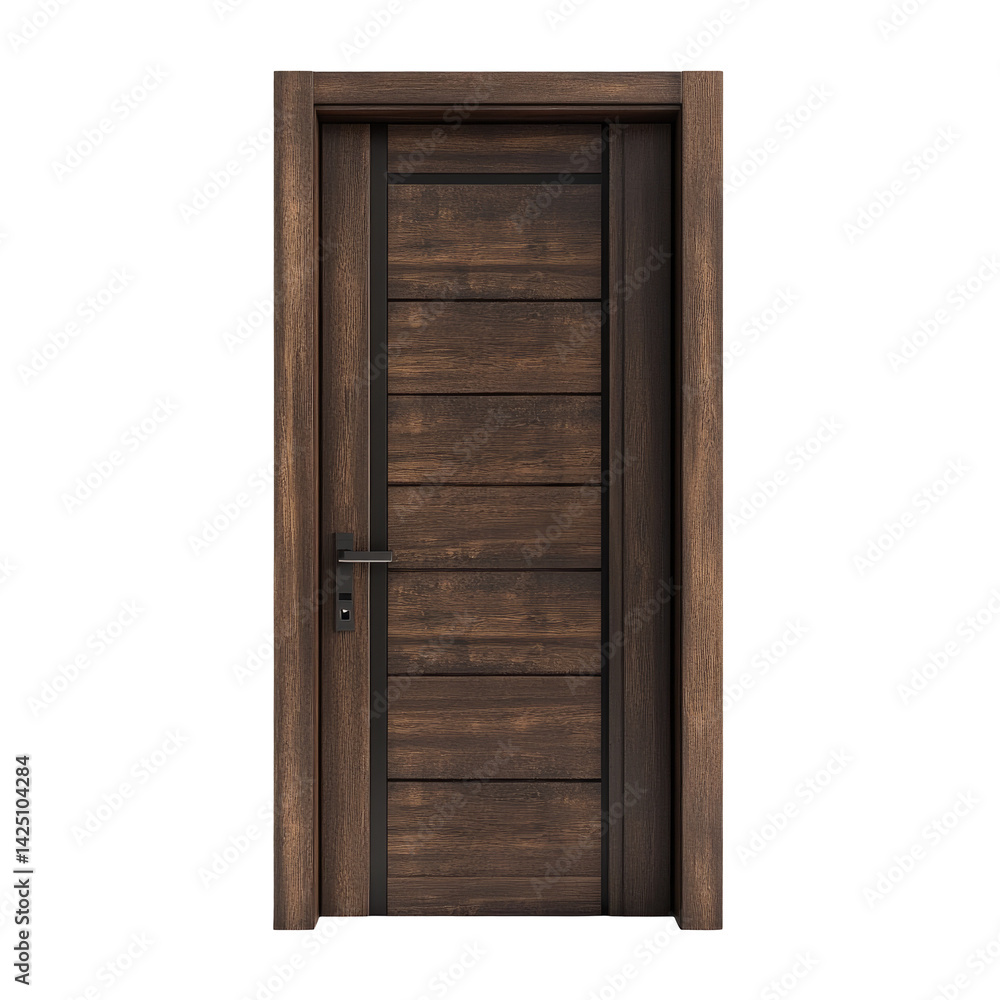 Wooden door, modern style Wooden door, modern style
