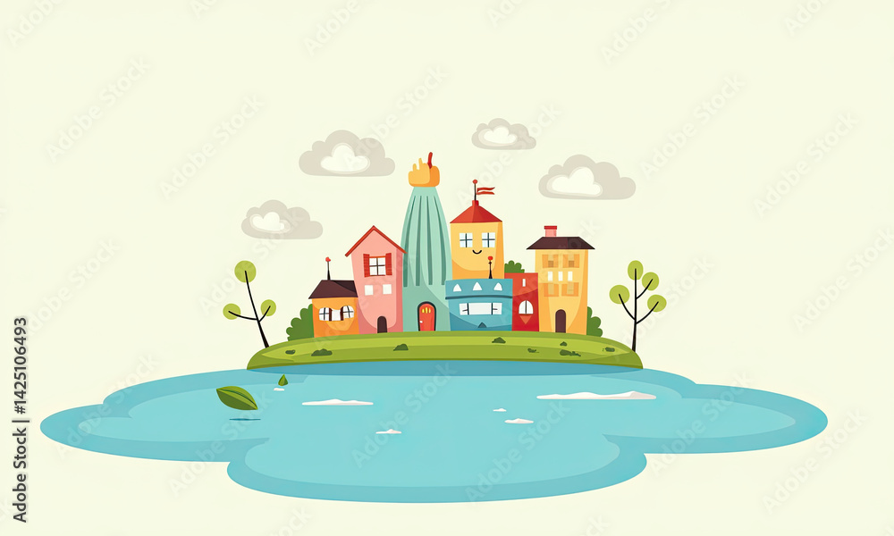 Naklejka premium - Whimsical illustrations