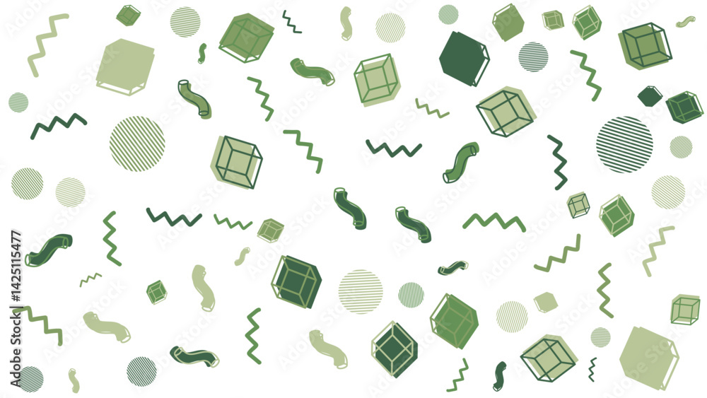 Green geometric shapes and lines on a white background suitable for modern design projects, abstract backgrounds, tech presentations, and web graphics. Green geometric shapes and lines on a white background suitable for modern design projects, abstract backgrounds, tech presentations, and web graphics.