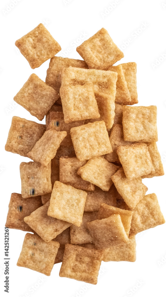 Isolated Cereal Pieces with Transparent Background as a Photo Isolated Cereal Pieces with Transparent Background as a Photo