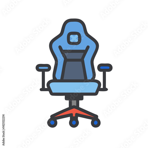 Gaming Chair Vector Icon