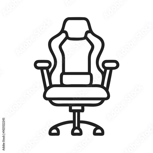 Gaming Chair Vector Icon