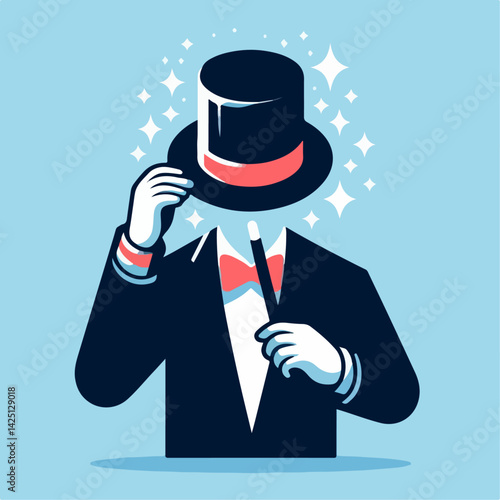 magician vector illustration 