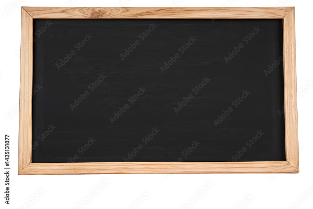 Isolated Photo of Wooden Frame Chalkboard on Transparent Background Isolated Photo of Wooden Frame Chalkboard on Transparent Background