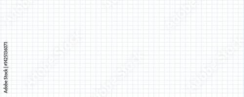 Graph paper, coordinate paper, grid paper, or squared paper image simple background illustration. Drawing with light blue fine lines making up a regular grid.