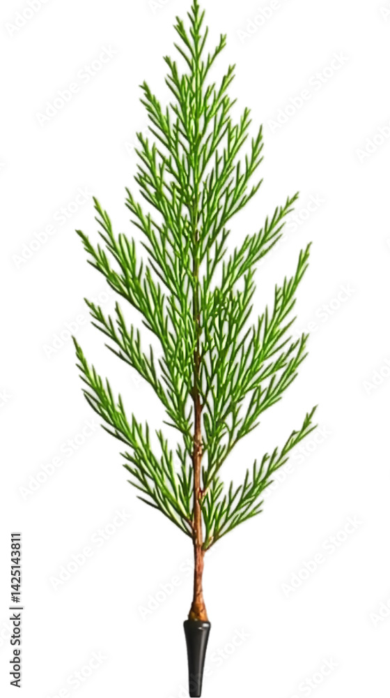 Fototapeta premium Isolated Realistic Green Plant with Transparent Background Photo