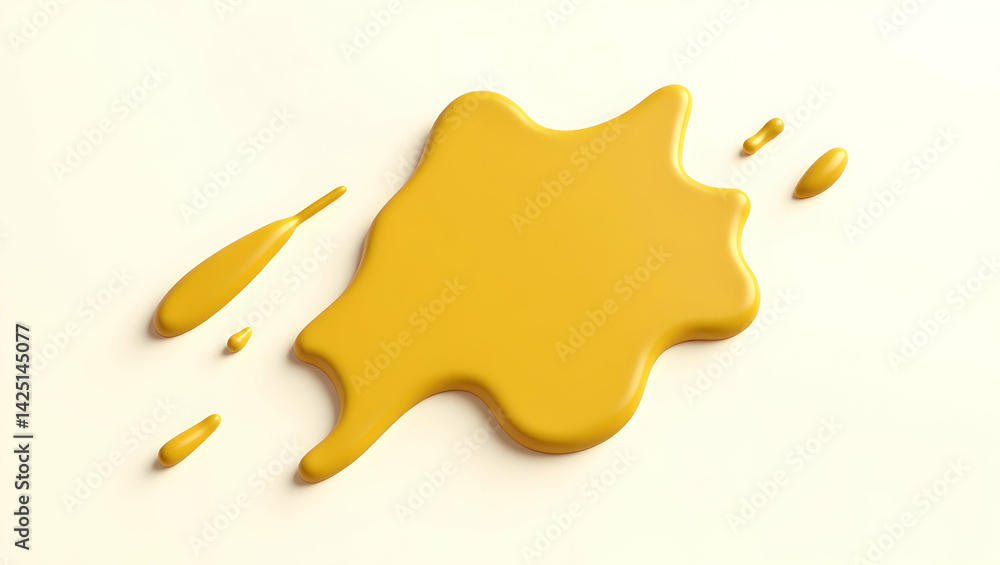 Vibrant mustard splash with dynamic, abstract shape, conveying energy and movement on a clean, transparent backdrop for creative design applications Vibrant mustard splash with dynamic, abstract shape, conveying energy and movement on a clean, transparent backdrop for creative design applications