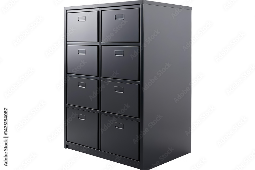 Metal Filing Cabinet Isolated on Transparent Background a 3d Rendered Illustration Metal Filing Cabinet Isolated on Transparent Background a 3d Rendered Illustration
