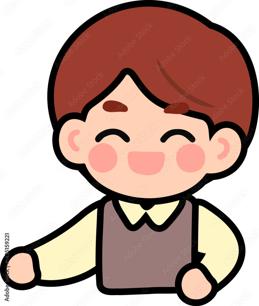 Obraz premium Flat Design Teacher Character Illustration