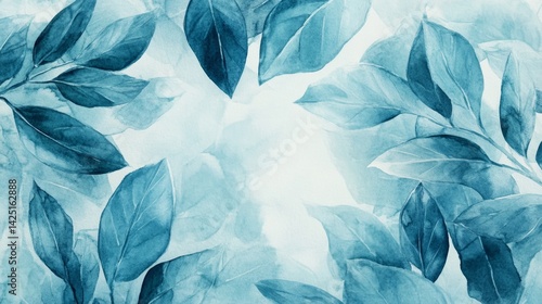 Wallpaper Mural Calming nature elements abstract background digital art serene environment top-down view tranquil concept for relaxation Torontodigital.ca