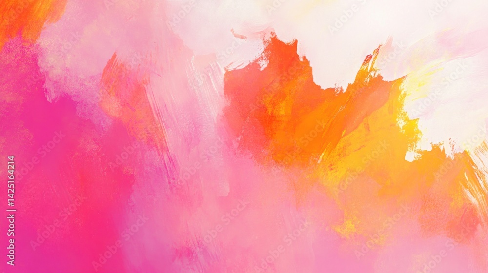 Vibrant, abstract expressionist hues blend in a dynamic display. Vibrant, abstract expressionist hues blend in a dynamic display.