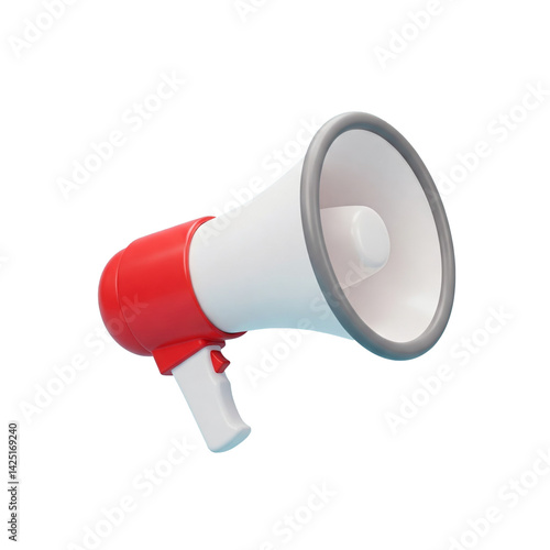 megaphone isolated on white background