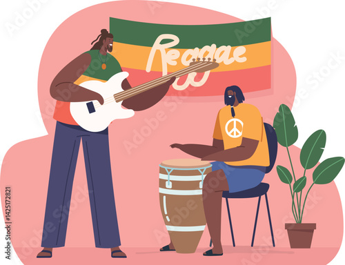 Reggae artist band live performance