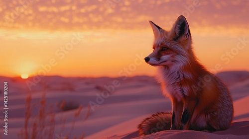 Desert Fox Sunset