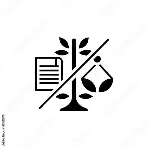 Legal Document logo Icon for Reports and Contracts Business icons Vector Illustration