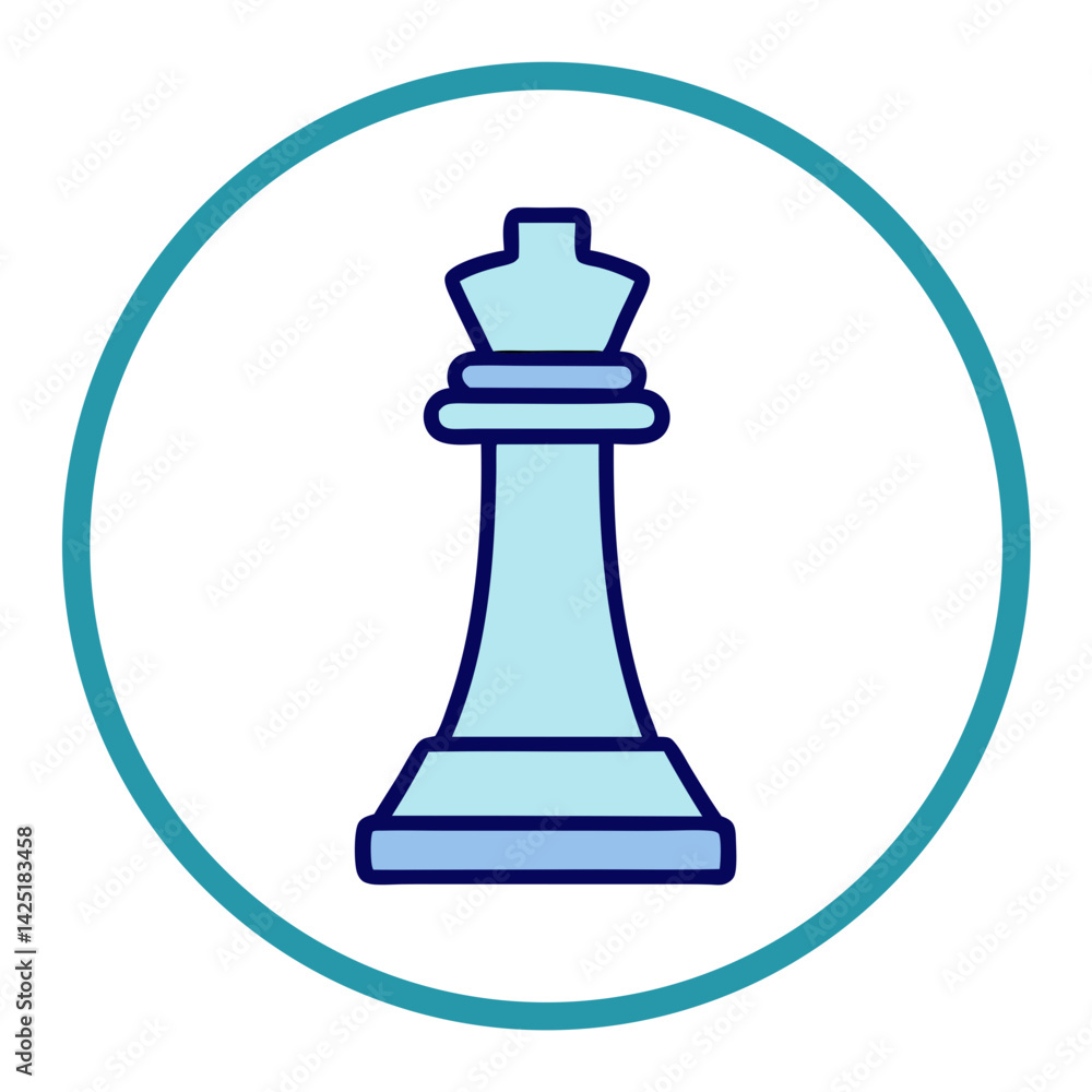 Business Strategy Icon Chess or Puzzle for Business Intelligence and Corporate Planning Business icons Vector Illustration Business Strategy Icon Chess or Puzzle for Business Intelligence and Corporate Planning Business icons Vector Illustration