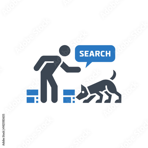 Search Dog Training Icon