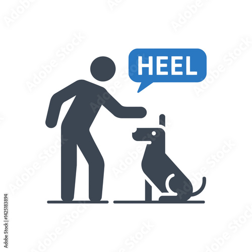 Dog Heel Command Icon