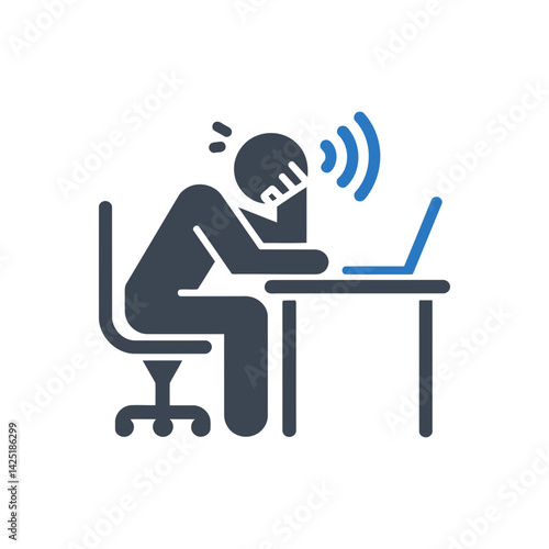 Work Fatigue Icon