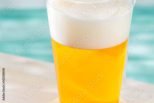 Obraz na płótnie 夏のビールイメージ w salonie