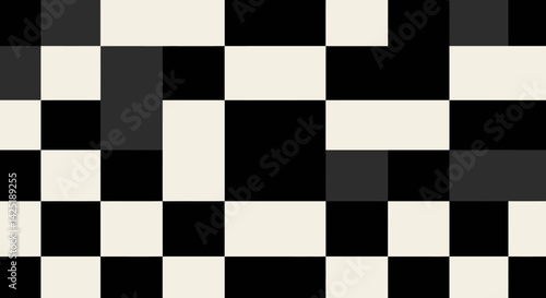 black and white chess board