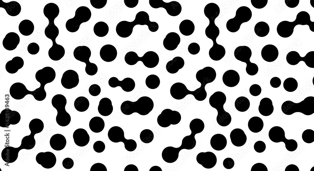 Celllike blobs in a highcontrast scientific aesthetic Celllike blobs in a highcontrast scientific aesthetic