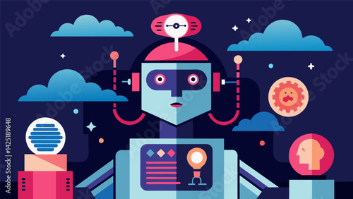 A futuristic looking machine equipped with mind control technology influencing the publics thoughts and actions through subliminal messaging..