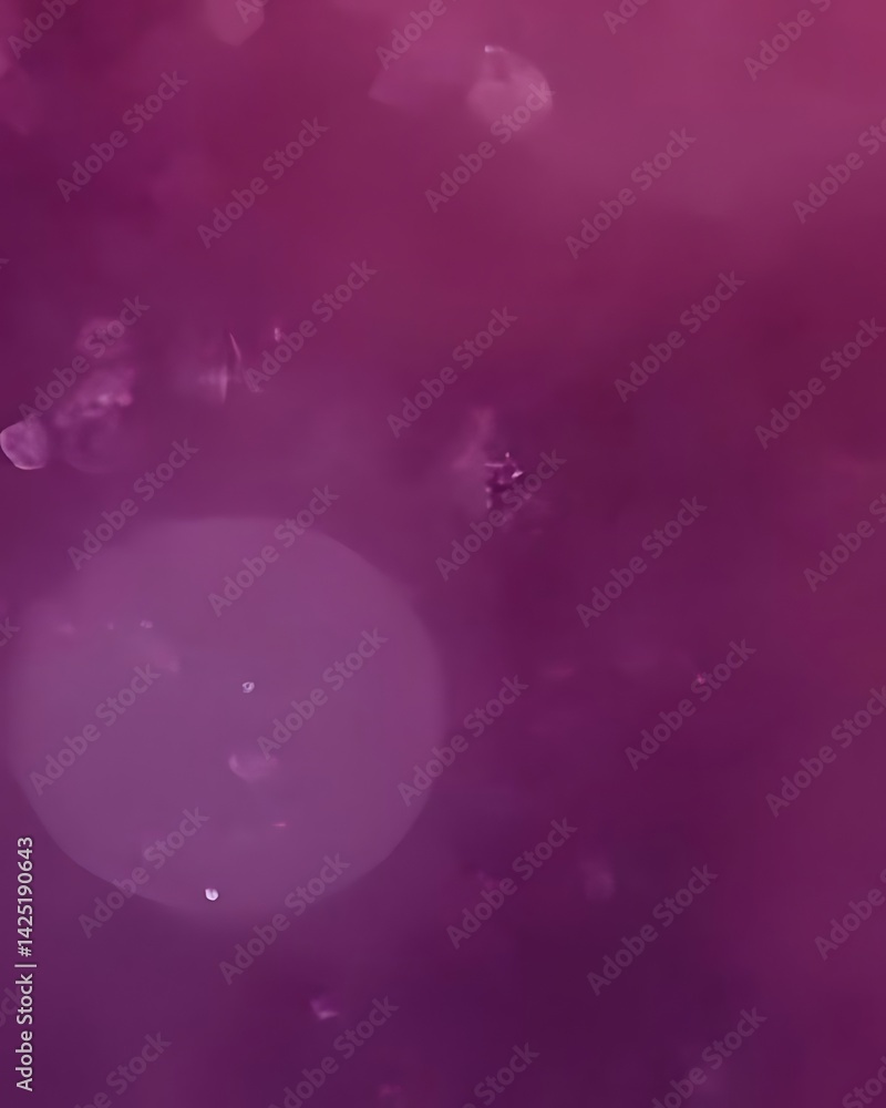 Fototapeta premium Abstract Purple Bokeh Background with Glowing Particles