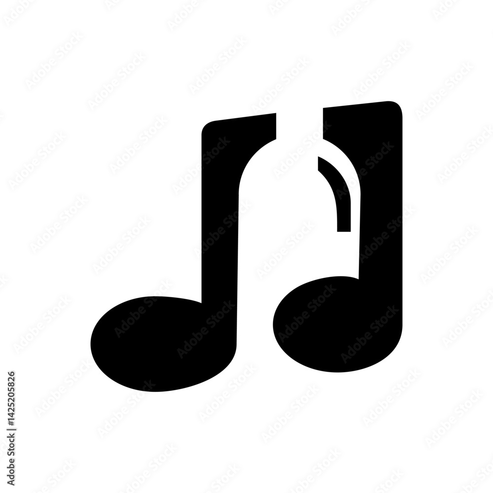 mudic note dymbol vector mudic note dymbol vector