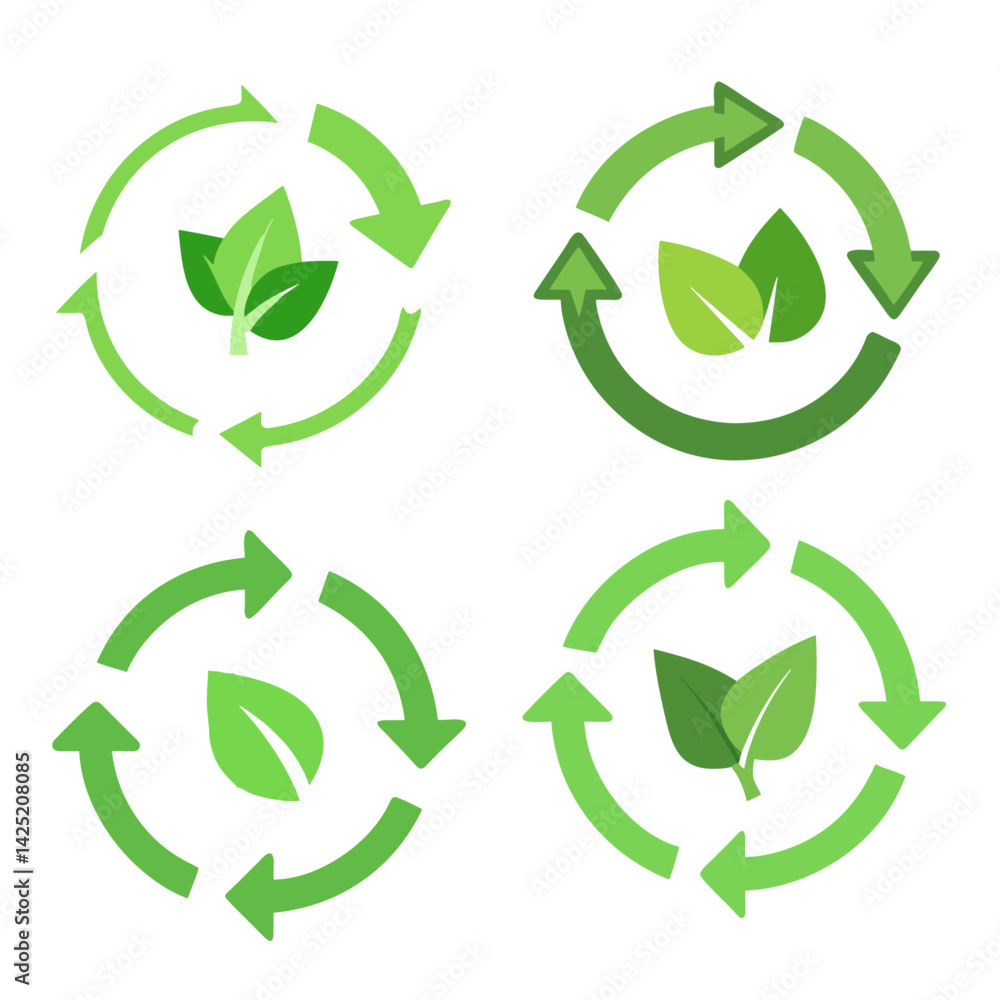 recycle symbol set recycle symbol set