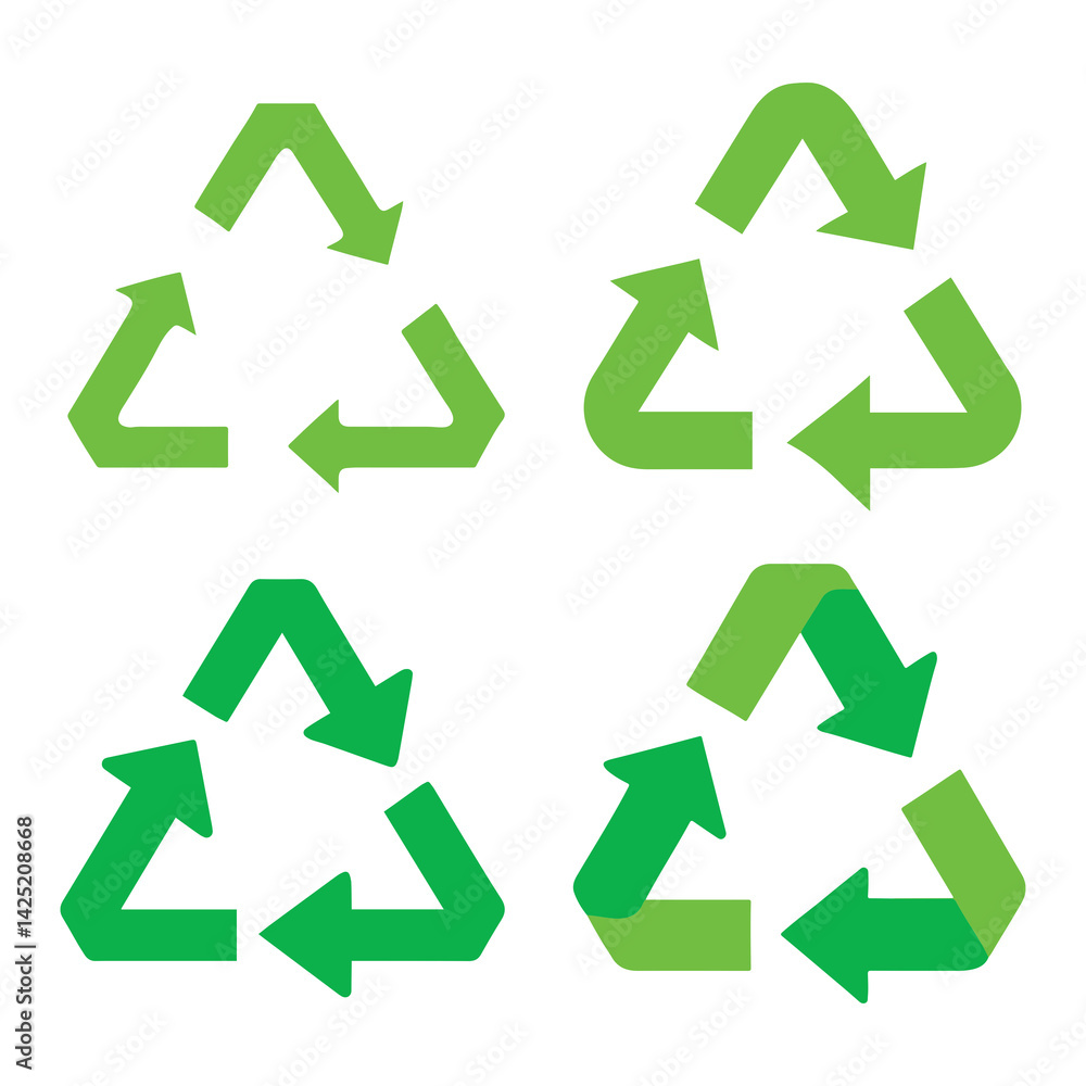 recycle symbol set recycle symbol set